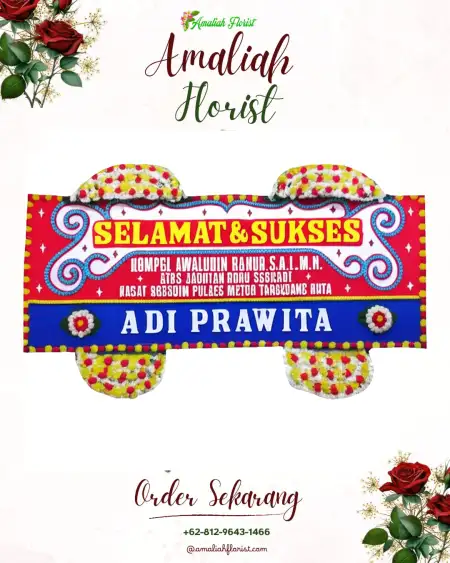 Papan Bunga Ucapan Selamat Babadsari